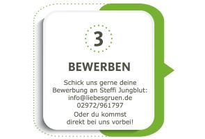 Bewerbung im LiebesGrün in Schmallenberg