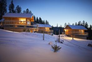 Unsere Nester im Schnee Nester in Schneelandschaft im Sauerland