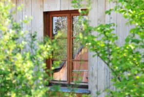 Archtitektur und Geborgenheit in Berghütte.