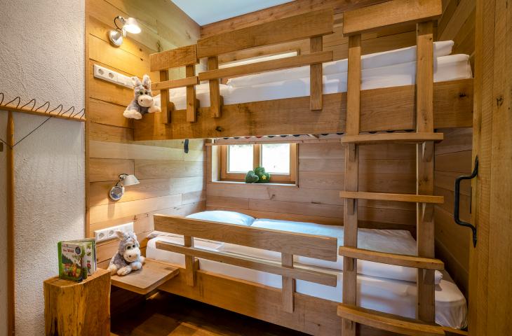 Berghütte Etagenbettschlafzimmer