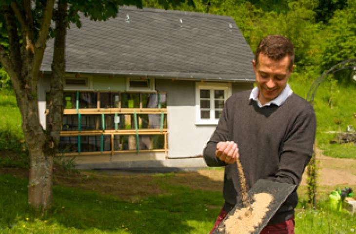Martin Riffelmann von der Senfmühle Riffelmann in Schmallenberg-Gleidorf